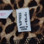 Isaac Mizrahi Black Leopard Layered Top Size Small Leopard Blouse Photo 6