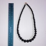 Lot of 4 black bead necklaces Photo 3