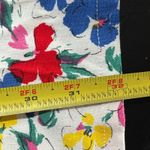 Rixo for Target Women's Linen Rayon Multi Floral Puff Sleeve Button Dress 2 NWT White Photo 8