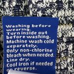 Apt. 9  Size XXL Blue White Sleeveless Boucle Knit Sweater Dress Photo 9