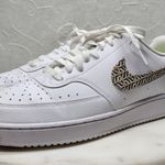 Nike Court Vision Low Next Nature x United Sneakers Womens 11 White Tan Leather Photo 3