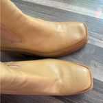 ZARA Tan Platform Ankle Boots Photo 7