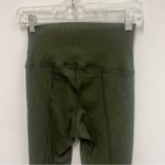 Aerie OFFLINE Lace-Up High Waisted Ribbed Leggings - Olive daze size Large Photo 6