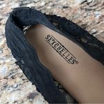 Seychelles  Black Lace Mesh Ballet Flats Women’s 8 Goth Fairy Grunge Preppy Photo 9