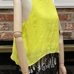 Hommage Los Angeles yellow tank with black lace / S / Excellent condition Photo 1