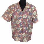 Jones New York Jones NY Lined Floral Button Down Shirt Size Small Photo 0