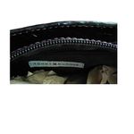Tommy Hilfiger Crinkle Black with pink stitching Satchel Handbag. Photo 6