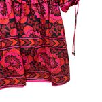 House of Harlow 1960 Shania Fuchsia print puff sleeve mini dress Size Small Photo 2
