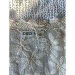 Cato   Lace Cardigan woman's Small Shrug Floral‎ Cover-Up Button Front Bohemian Photo 8