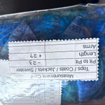 Chico's Womens Silk Shirt Size XL Or 3 Art To Wear Eclectic Abstract Sea Button Photo 8