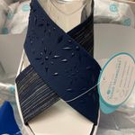 Bzees  Nvy Blue Diamond X-band Comfort Wedge Slide Size 11W Photo 2