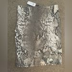 Windsor NWT Asymmetrical Snake Skin Pencil Skirt, Size Medium Photo 11