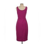 Betsey Johnson  Sleeveless Pink Bodycon Sheath middie Length Dress Size 12 Photo 1