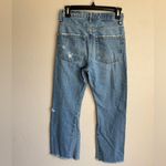 ZARA  Light Wash Blue Denim Distressed Flare Leg Jeans Women’s 2 Casual Photo 5