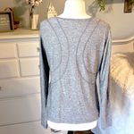 Reebok  Athletic Shirt Lightweight Long Sleeve Heather Gray Photo 1