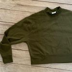 Abound  Dark Green Mock Neck Medium Sweatshirt NEW Photo 1