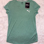 Puma  Green Fitted Short Sleeve Tee Photo 0