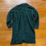 Bershka  Fuzzy Teal Cardigan Photo 2