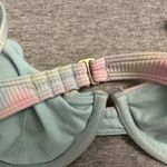 Hollister pastel ombre bikini top with clip back and adjustable straps size small Photo 2