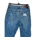 Hollister California Women Mom Jeans Curvy Hi-Rise Distressed Raw Hem Denim 26 Photo 7