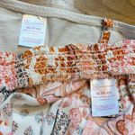 No Boundaries  Juniors XL 15 17 Orange Pink Floral Shorts Crop Top Matching Set Photo 9