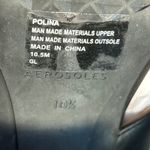 Aerosoles Polina Black Leather Criss Cross Platform Block Heel Sandals 10.5M Photo 3