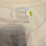 Lysse  White V Neck Button Down Back Blouse Photo 2