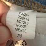 Madewell Curvy Perfect Vintage Jeans Size 30 High Rise Tapered Merle Light Wash Photo 11