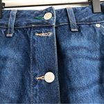 Tommy Hilfiger Tommy Jeans blue jean denim a line skirt flowy button front MISSING BUTTON Photo 10