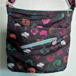 Harajuku Lovers  Gwen Stefani Y2K Crossbody Black Nylon Small Bag Photo 1