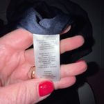 1901  navy & white ruffle hem plaid‎ dress 8 Photo 6