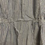 Tommy Bahama Tommy Hilfiger Striped Ruffle Roll Tab Button Down Women Top Size Extra Large Photo 8