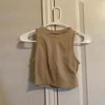 Alphalete  STRATUS CROP TANK linen color size S Photo 1