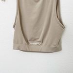 Alphalete [] Tan Linen Seamless Stratus Crop Tank Top Crew Neck Workout Size XL Photo 7