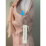 Maggy London  Pink 2 Piece 100% Silk Skirt Blouse Set Size 8 NWT Photo 8