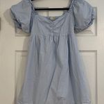 Altar’d state puff sleeve dress Blue Photo 2