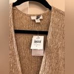 J.Jill Pure Jill Beige Sweater Cardigan Linen Blend size L Photo 1
