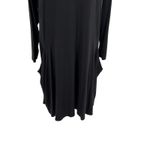 Betabrand Sweatshirt Travel Dress Long Sleeve Jersey Modal Silk Black Size XL Photo 5