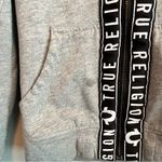 True Religion  Logo Black Grey Zip Up Hoodie/Sweatshirt Size S Photo 4