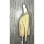 Vintage MS Sport Beige Knit Cardigan Sweater Women's Size XL Long Sleeve Photo 1