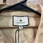 NWT Tuckernuck Steele Shirt Button Down Blouse in Khaki Women’s Size XS Top Tan Photo 9