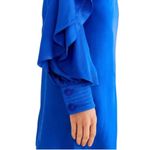 Farm Rio BRIGHT BLUE BACKLESS RUFFLED SLEEVE MINI DRESS
BLUE size XL Photo 5