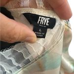 Frye  Womens Eli Lace Trim Racerback Tank Top Pastel Colors Size L Photo 11