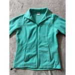 Columbia  Womens Fleece Jacket Full Zip‎ aqua Size Medium Photo 1