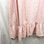 Ashley Taylor Large Nightgown VTG Cottagecore Pink Flannel Long Sleeve 1215 Photo 6