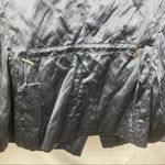 Soma Blue Button Up Casual 3/4 Sleeve Sporty Satin Shiny Cargo Jacket M New Photo 5