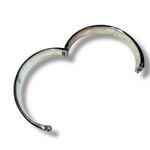 Ralph Lauren Vintage RLL Lauren  Bangle Bracelet Cuff Magnetic Close Silver Tone Photo 7