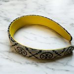 Tory Burch New T Monogram Logo Headband in Tory Navy with Tag Photo 1