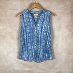 Style & Co . Sleeveless Button-down Shirt NWT P/S Photo 7