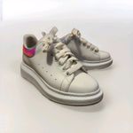 Alexander McQueen Women's Oversized Sneakers White Shock Pink Size EU 38 US 8 Photo 1